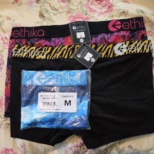 3 Pairs NWT Ethika The Staple Womens's Boxer Briefs Size Medium